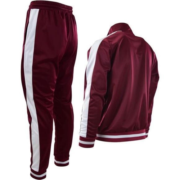 Mens Athletic 2 Piece Tracksuit Set - Picture 4 of 7